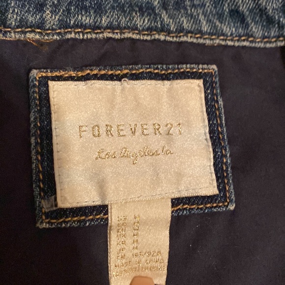 BoHo distressed Denim studded USA Jacket ......Patriotic - Picture 6 of 6